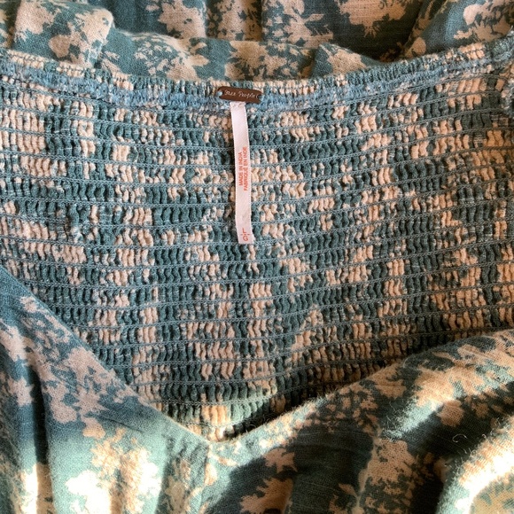 Free People Floral Sea foam Dress - Picture 7 of 7